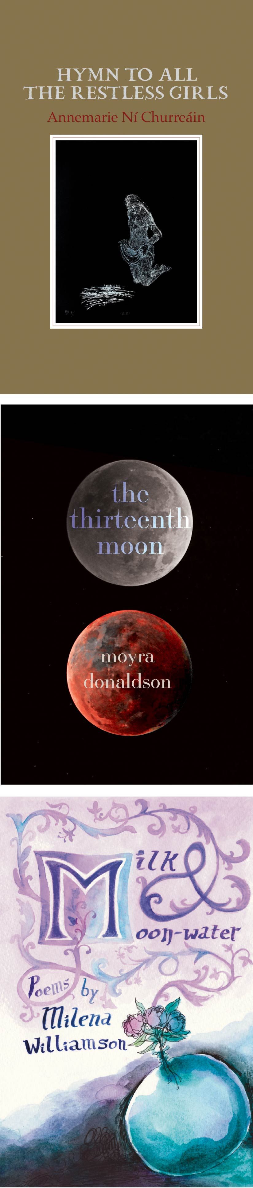 Poetry: New Collections with Annemarie Ní Churreáin, Moyra Donaldson & Milena Williamson