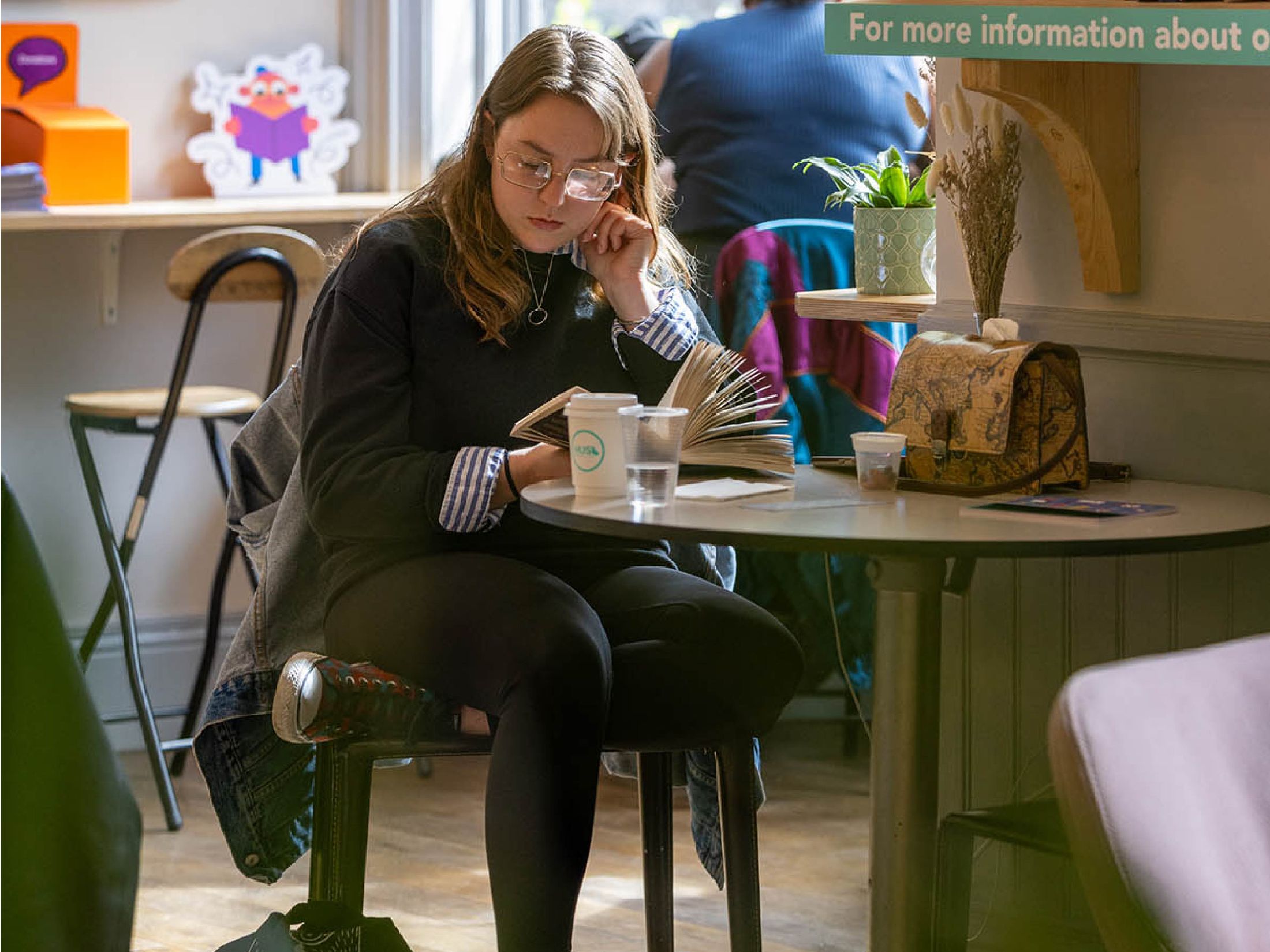 silent book club with literature to the tit