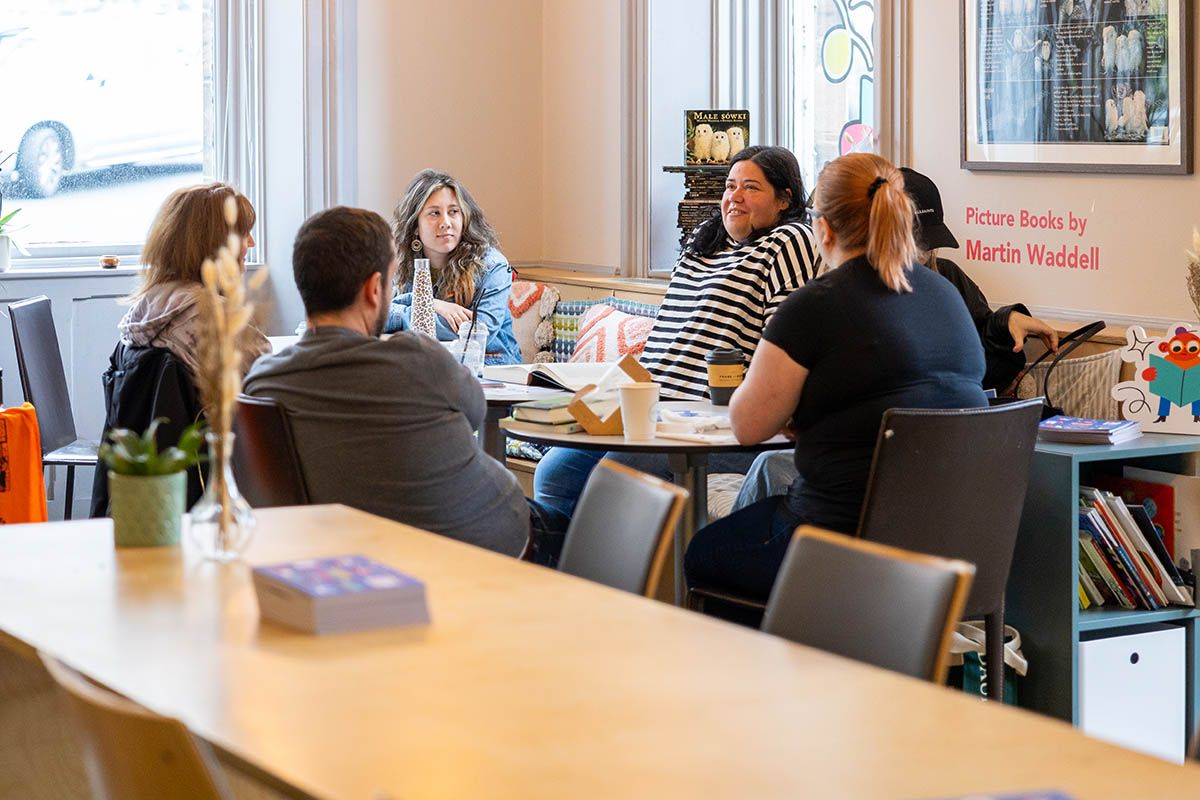 silent book club with literature to the tit tues